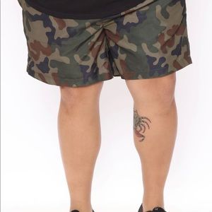 Men fashion nova camo trunks